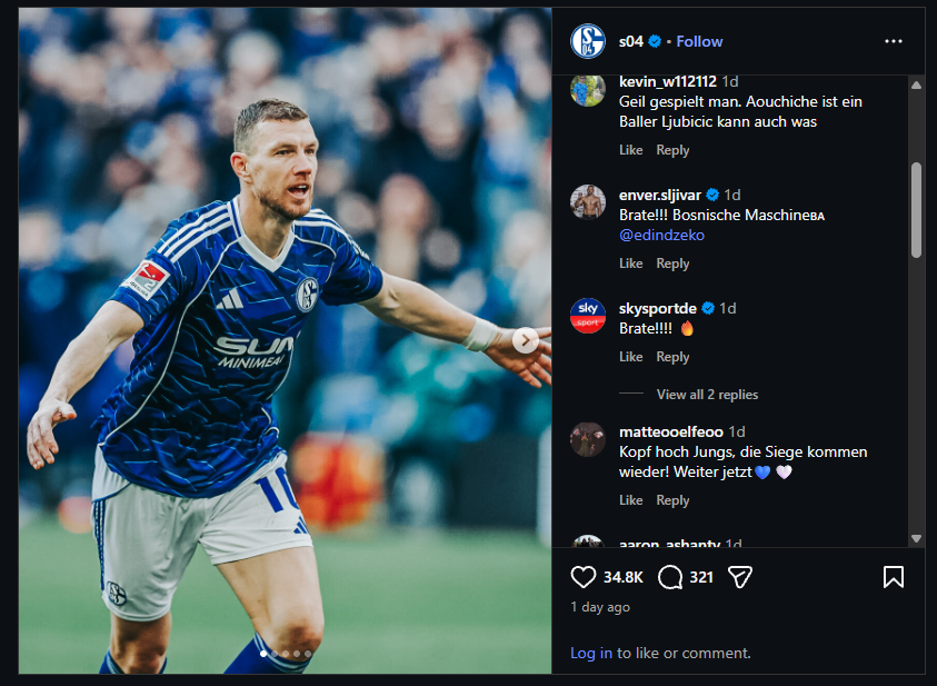 Screenshot Instagram