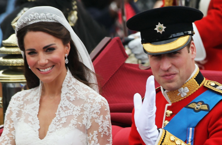 William i Kate / platforma X screenshot