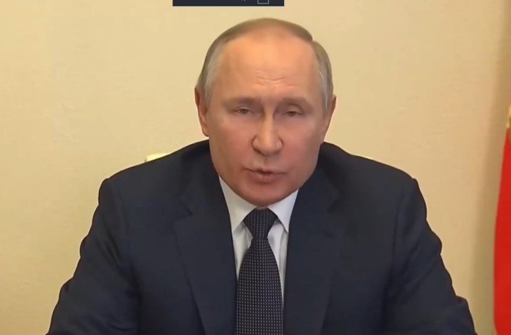 Putin / Platforma X Screenshot