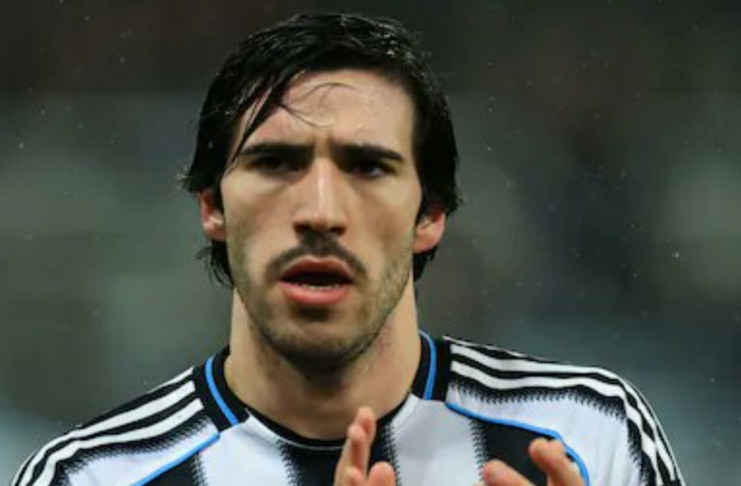 Sandro Tonali / Platforma X Screenshot