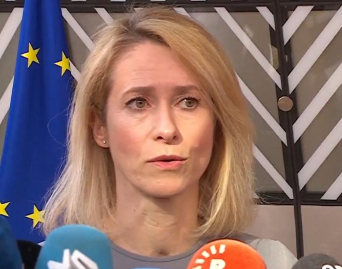 Kaja Kallas / Platforma X Screenshot