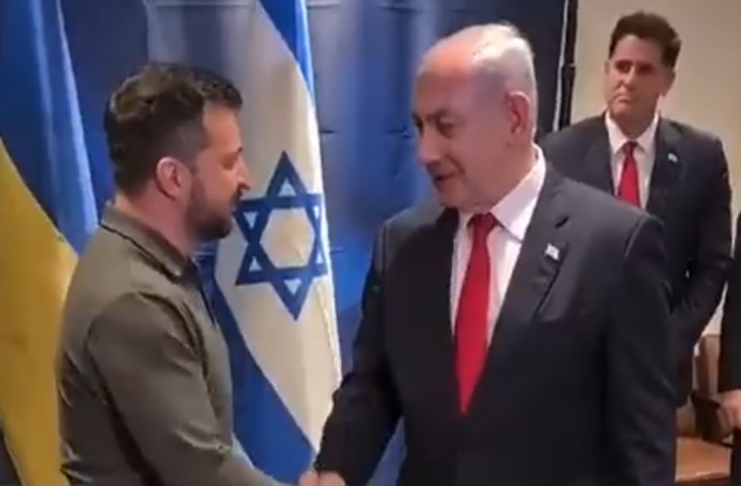 Zelenski i Netanyahu / Platforma X