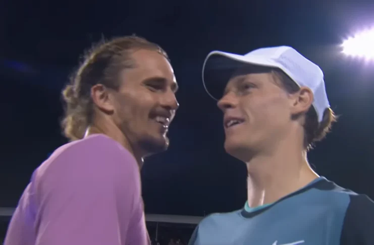 Zverev i Sinner / Screenshot